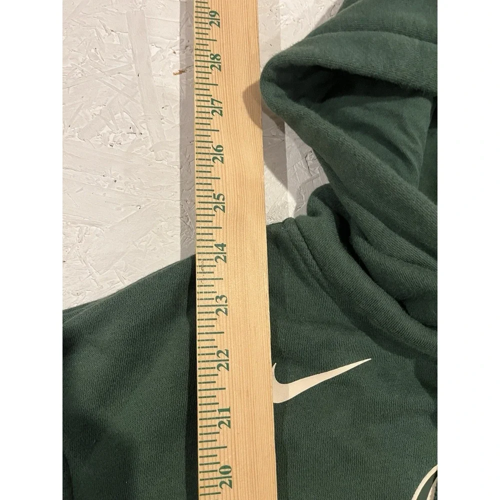 Nike Milwaukee Bucks Fleece Pullover Loose Fit Men's S Green Hoodie DN8636-323‎